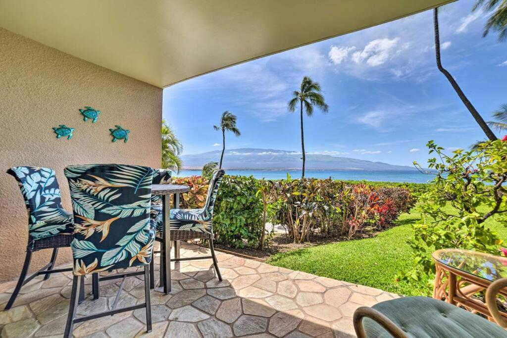 Stunning Maui Direct Ocean Front On The Beach, Walk To Beach From Condo, Watch Turtles, Whales, Ac In All Rooms Ocean View Pool And Spa Wailuku Dış mekan fotoğraf